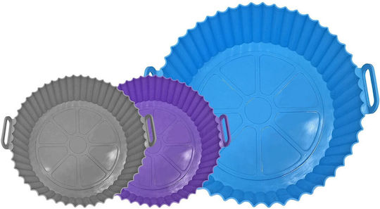 Silicone Mold for Air Fryer Ø20cm Homie 1011097 Random Color/Design Selection 1 Piece 81-1077