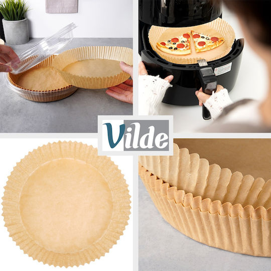 Vilde Αντικολλητικά Χαρτιά για Air Fryer 23x23εκ. 100τμχ