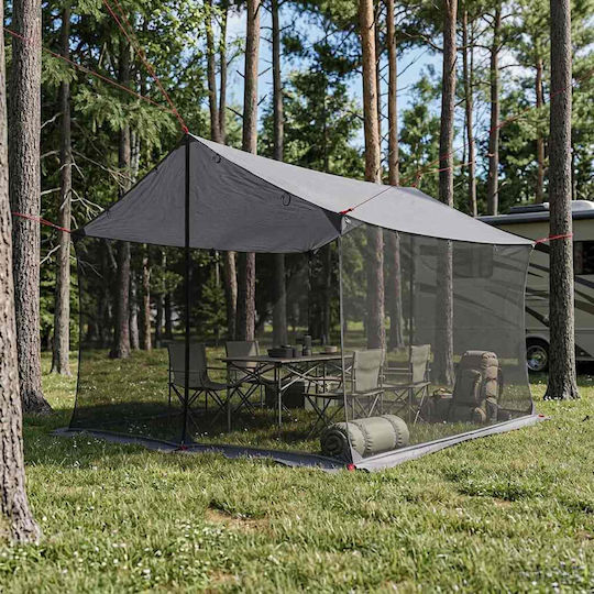 vidaXL Καλοκαιρινή Σκηνή Camping Πορτοκαλί 340x260εκ.