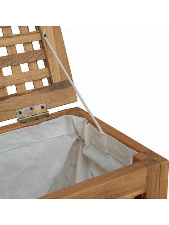 vidaXL Σετ Καλάθια Απλύτων Ξύλινα με Καπάκι 50x35x60cm Καφέ vidaXL Σετ Καλάθια Απλύτων Ξύλινα με Καπάκι 50x35x60cm Καφέ
