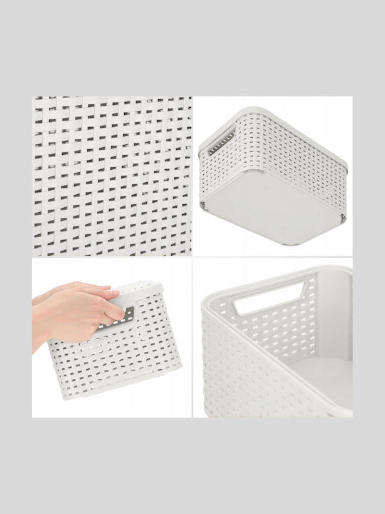 Curver Coș De Rufe Din Plastic 6lt Cu Capac 29.1x19.8x14.2cm Gri