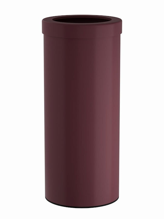 Pam & Co Кошница За Пране Металик 30л 25x25x57см Червена