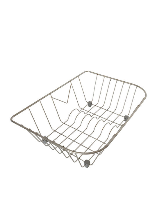Sanitec No 13 Sink Strainer Inox Silver 37x33x12cm