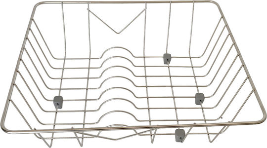 Sanitec No 3 Sink Strainer Inox Silver 40x31x31cm
