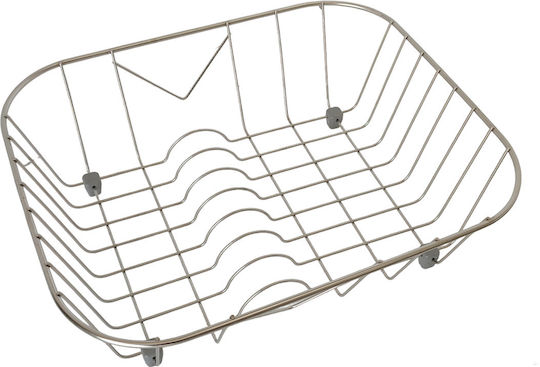 Sanitec No 9 Geschirrabtropfer Abtropfgitter Inox Silbern 32x40cm