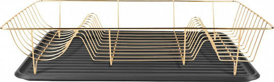 Present Time Metallisches Beige Spülbeckenablauf 49x32x9.5cm