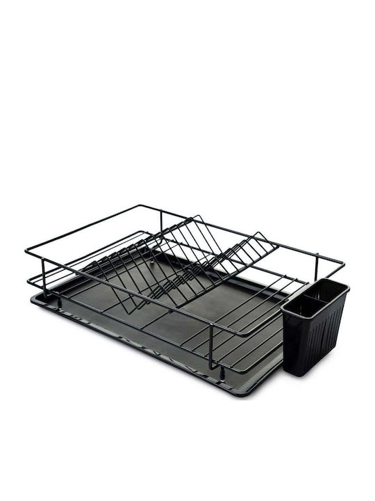 Hermia Metallisches Schwarz Spülbeckenablauf 47x31x11cm