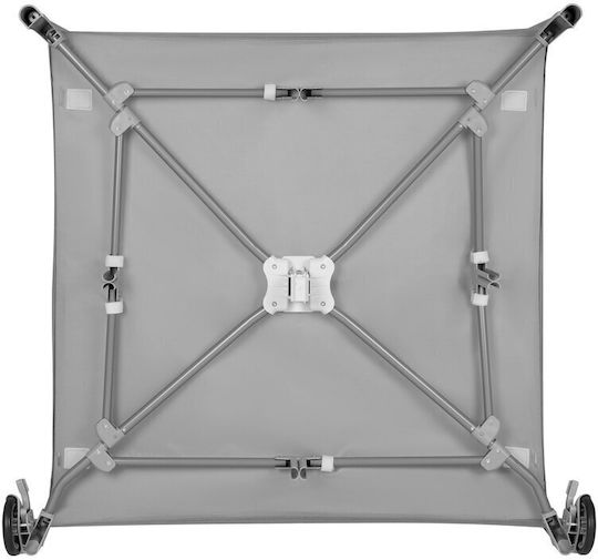 Lionelo Mille Plus Playpen With Mattress Gray 100x100cm