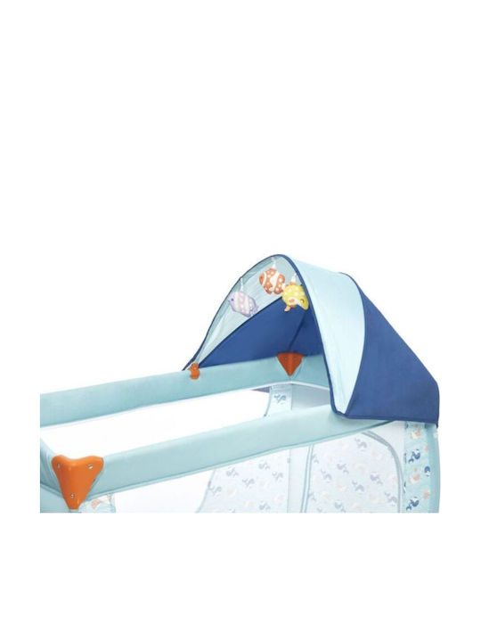 Giordani Playpen with Changing Table & Mattress Blue 78x30cm