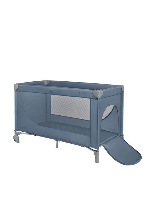 Kikka Boo So Gifted Plus Playpen 2 Levels With Changing Table & Mattress Blue 65x125cm