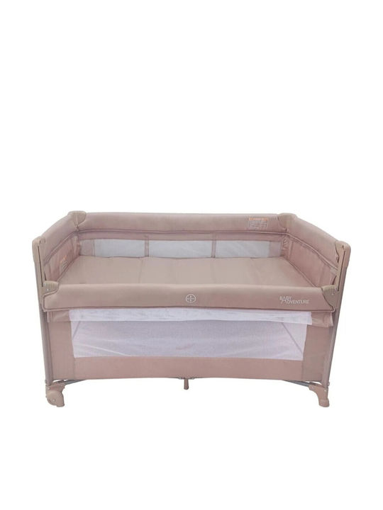 Baby Adventure Dream Park with Mattress Beige 120x60cm