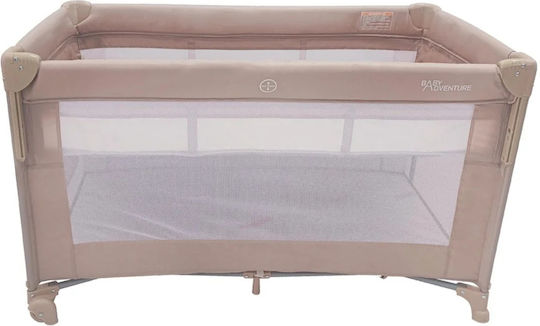 Baby Adventure Dream Πάρκο με Στρώμα Μπεζ 120x60cm