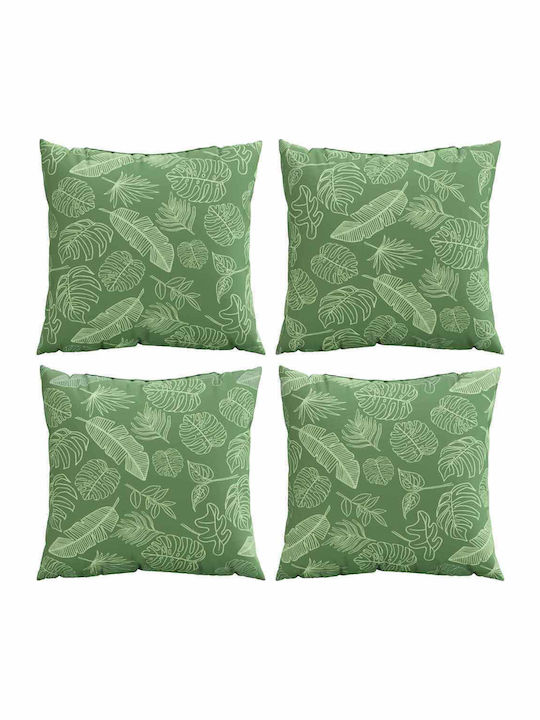 vidaXL Polyester Kopfkissen 50x50cm 4 Stück