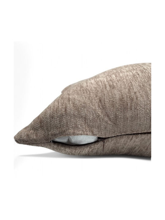 To megalo pazari Decorative Pillow Case Mocha 40x40cm.
