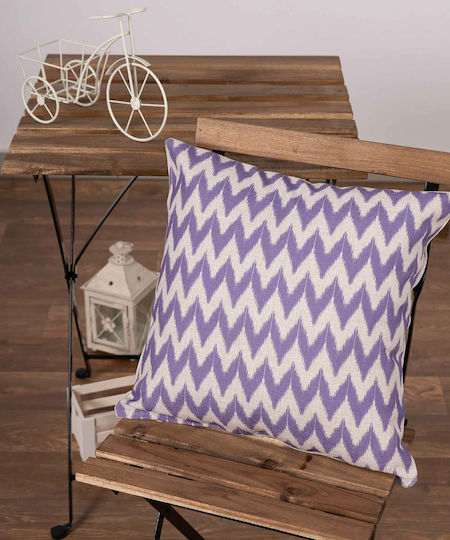 Silk Fashion Decorative Pillow Case 29 Purple 45x45cm