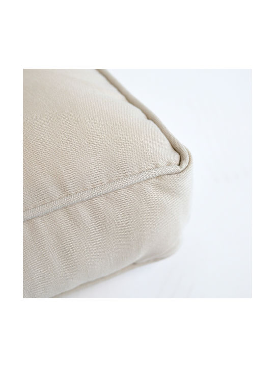 Ravelia Μαξιλάρα Δαπέδου Beige 60x60εκ.