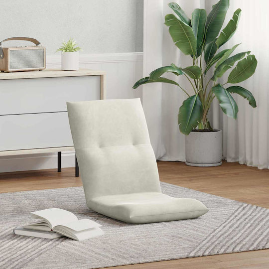 vidaXL Față De Pernă Din Catifea Crem 50x61cm