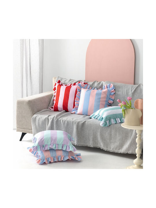Palamaiki Multicolour Throw Pillow with Decorative Pillow Case 50x50cm