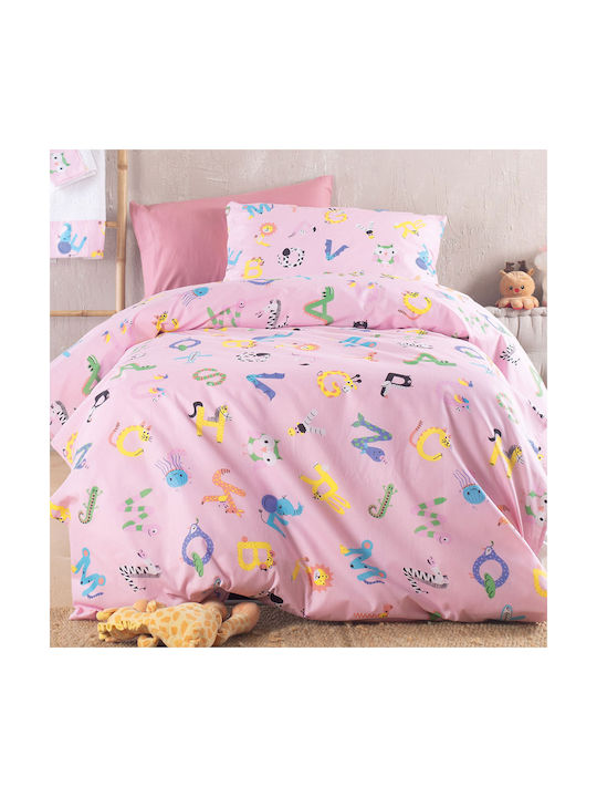 Rythmos Set Cearceafuri Semi Dublu Cu Elastic Bumbac Roz 160x260cm 3 Bucăți Rythmos Set Cearceafuri Semi Dublu Cu Elastic Bumbac Roz 160x260cm 3 Bucăți