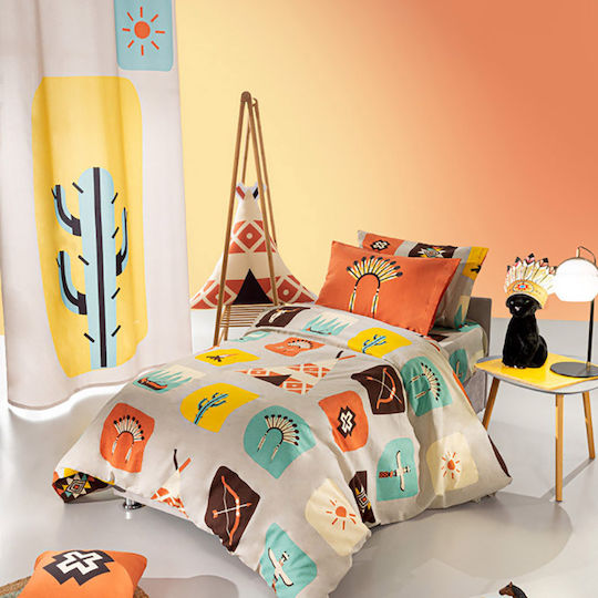 Saint Clair Sheet Set Single Cotton Indian 165x250cm 3pcs