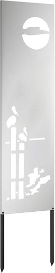 vidaXL Garden Decoration 32x1.7x140cm 876250