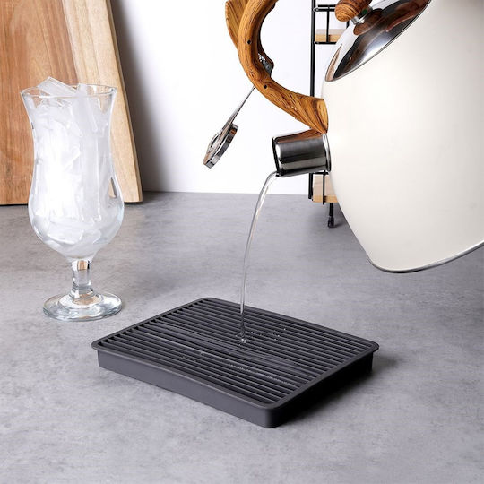Excellent Houseware Παγοθήκη Ορθογώνια από Σιλικόνη Μαύρη 101001230
