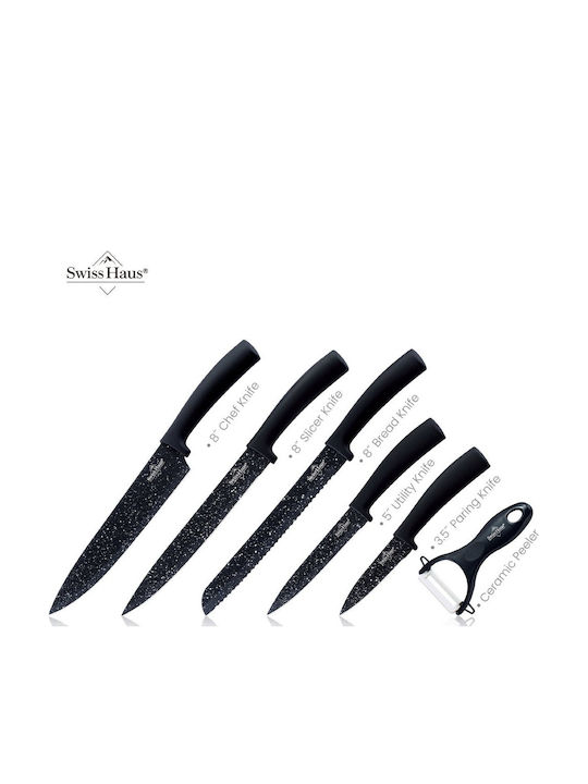Swiss Haus Knife Set Made of Stainless Steel 6 Pieces