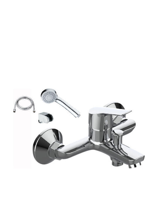 Bormann Elite BTW3365 Mixing Bathtub Shower Faucet Silver