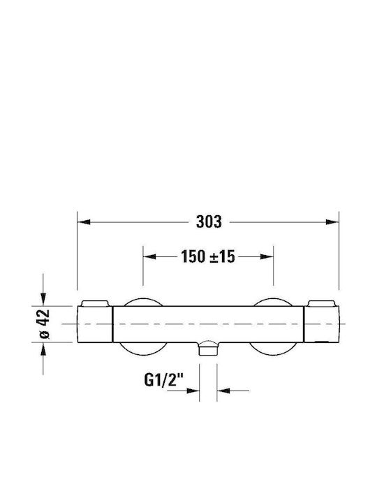 Duravit Mischung Bade- / Duscharmatur Dusche Gray