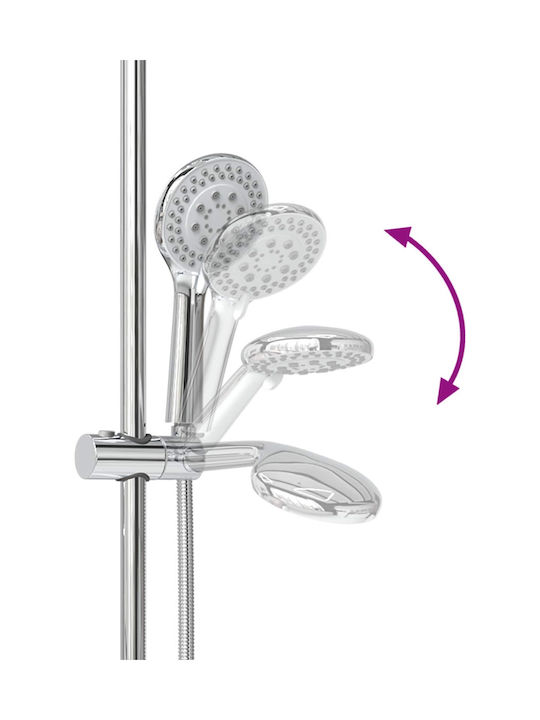 vidaXL Mischbatterie Für Dusche Komplettes Set Bronze