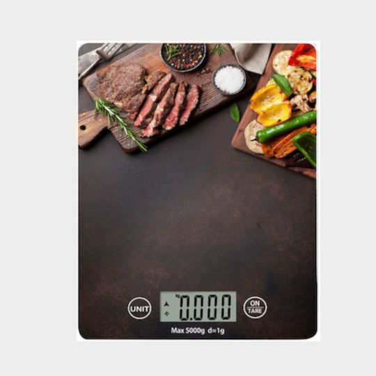 Estia Bbq Time Дигитална Кухненска Везна До 5kg Многоцветна