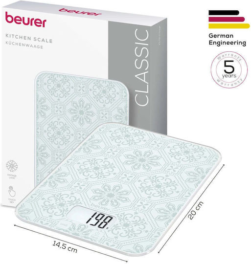Beurer KS 19 Digital Kitchen Scale Up To 5kg Green