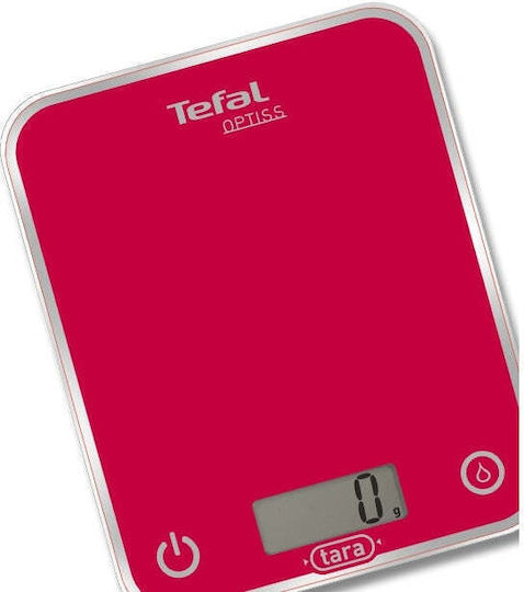 Tefal Optiss Дигитален Кухненска везна 1гр/5кг Червено