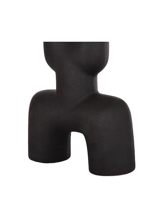 Decor ceramic pentru masă Fb94642.02 negru mat 15.5x6x23.5cm