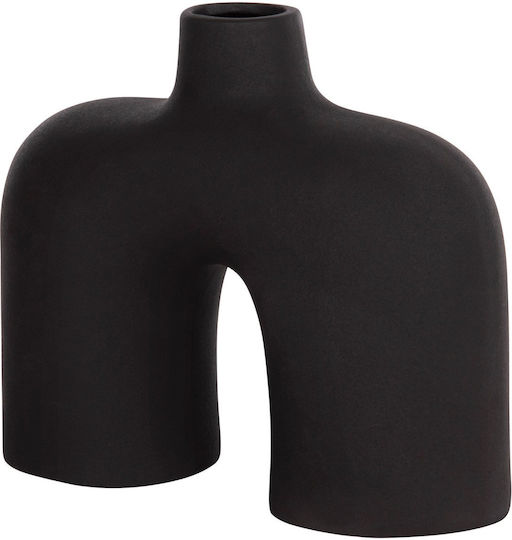 Keramik Tischdekoration Fb94600.02 Schwarz Matt 27x9x23cm
