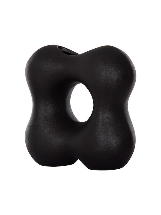 Decorațiune de Masă din Ceramică Fb94594.02 Negru Mat 18,5x9x18cm