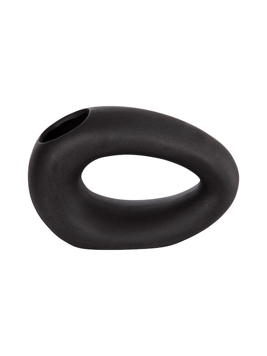 Tabletop Ceramic Decorative Item Fb94645.02 Black Matte 23x8x15 5pcs