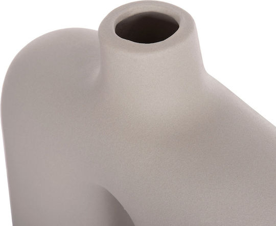 Tabletop Ceramic Decorative Item Fb94600.03 Gray Matte 27x9x23cm