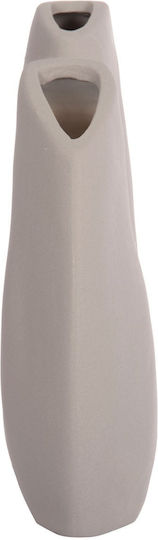 Keramik Tischdekoration Fb94619.03 Grau Matt 20,5x8x26cm
