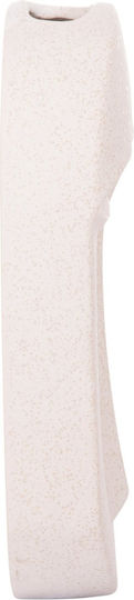 Keramik Tischdekoration Fb94586 Ecru Kristall 16,5x6x28,5cm