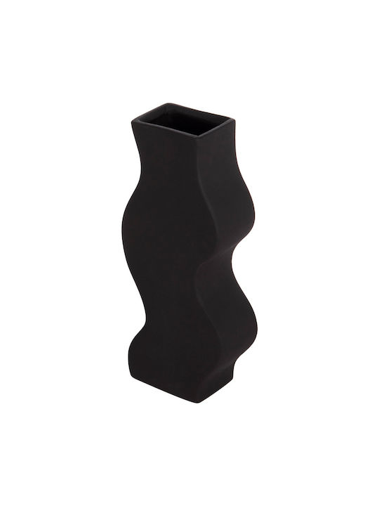 Keramik Tischdekoration Fb94589.02 Schwarz Matt 13x6x30cm