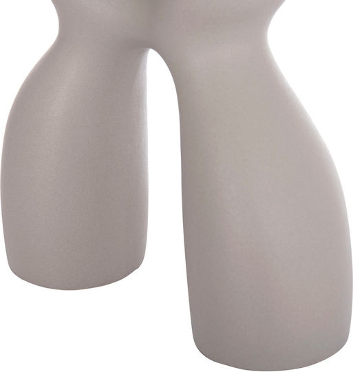 Keramik Tischdekoration Fb94598.03 Grau Matt 26x9,5x29,5cm
