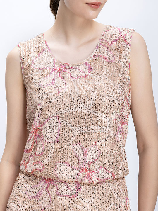 Γυναικεία Μπλούζα Αμάνικη Floral Multi Color