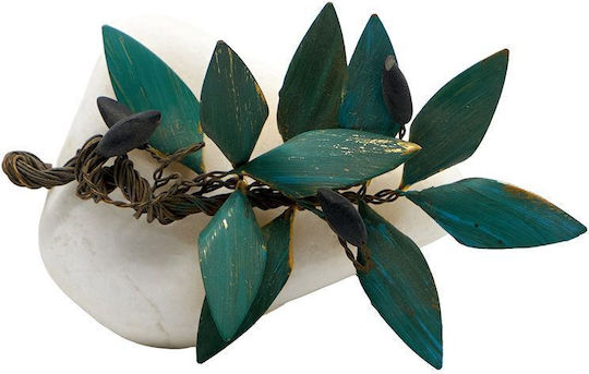 Epilekton Art Decorative Olive made of Metallic 10x10cm 1pcs