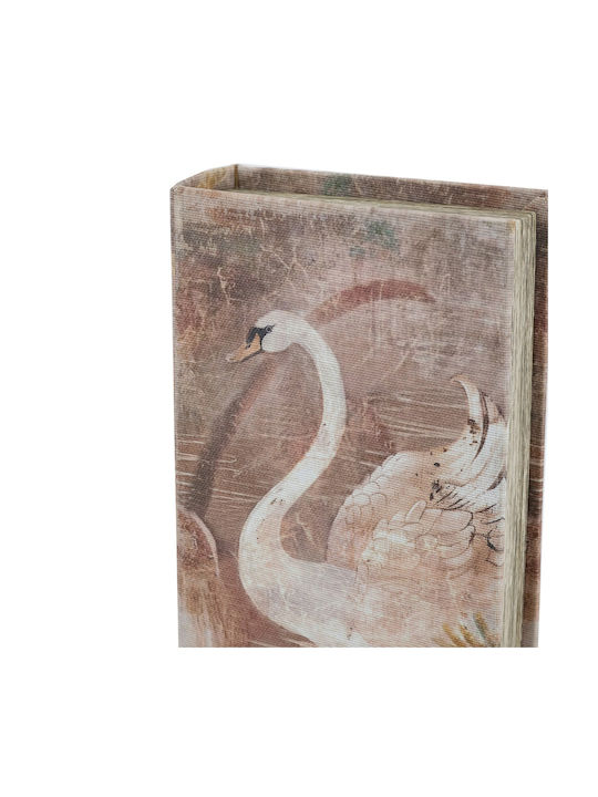 Artekko Book Multicolored Decorative Books Mdf Storage Space 17.8x7.6x26.7 Cm 12.7x5.1x21.6 Cm 2 Pieces