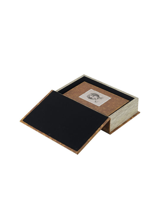 Artekko Book Πολύχρωμα Διακοσμητικά Βιβλία Mdf Αποθηκευτικό Χώρο 17.8x7.6x26.7 Cm 12.7x5.1x21.6 Cm 2pcs