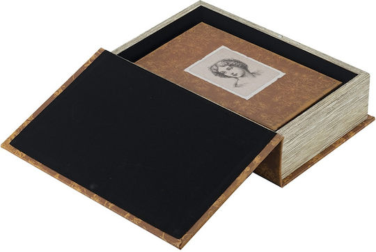 Artekko Book Πολύχρωμα Διακοσμητικά Βιβλία Mdf Αποθηκευτικό Χώρο 17.8x7.6x26.7 Cm 12.7x5.1x21.6 Cm 2pcs