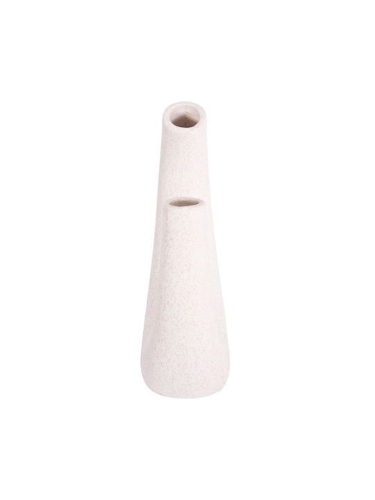 Tabletop Ceramic Decorative Item Fb94643.01 Off-White Crystal 14 5x7x21cm