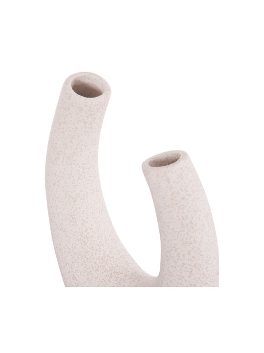 Tabletop Ceramic Decorative Item Fb94643.01 Off-White Crystal 14 5x7x21cm