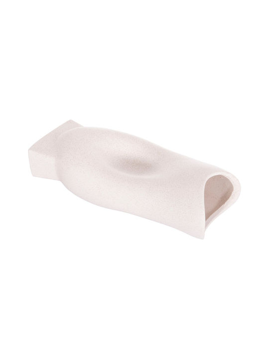 Tabletop Ceramic Decorative Item Fb94609.01 Crystal Off-White 17x12x38cm